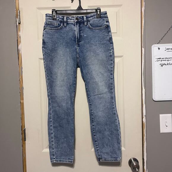 LC Lauren Conrad Light Wash Skinny Ankle Jeans Size 6 Mid Rise Stretch Denim - Picture 6 of 12